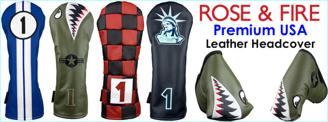 Rose & Fire Premium USA Leather Headcover 
