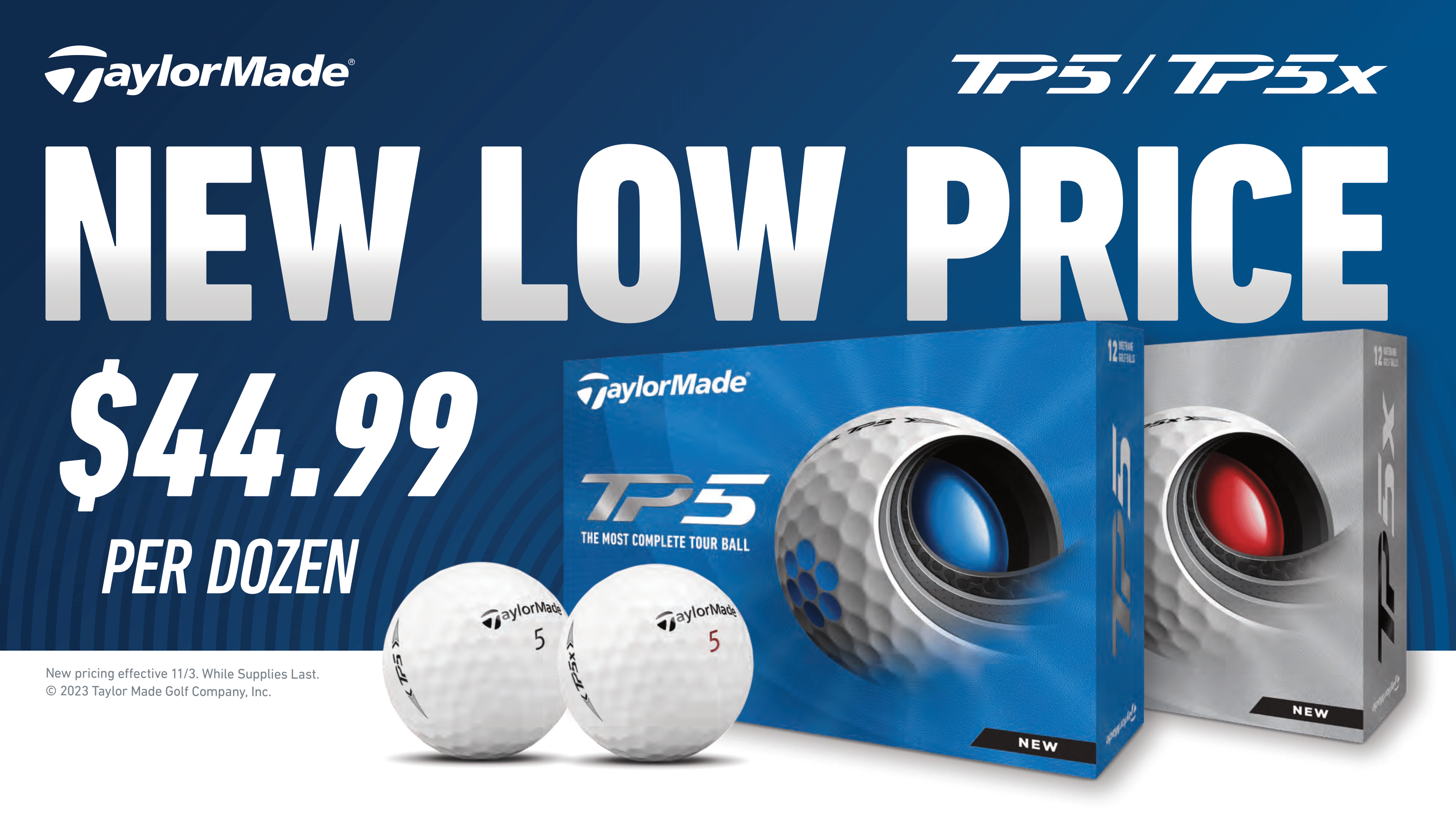TaylorMade Price Reduction