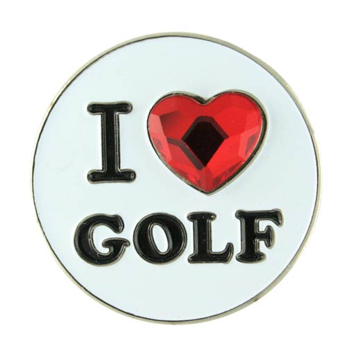 Bonjoch{WbN Ladies I Heart Golf Ball Markerh1890