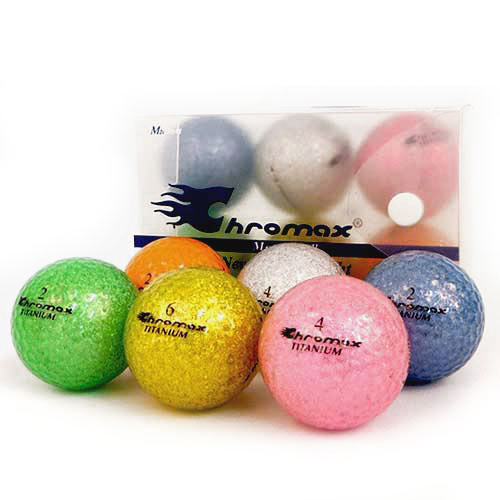 "Chromax@N}bNX Metallic M2 Golf Balls"