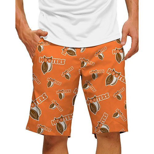 LoudMouthhEh}EXSt Hooters Orange StretchTech Shorth15120