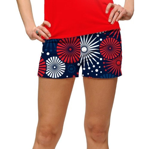 LoudMouthhEh}EXSt Ladies Fireworks Mini Shorth4032