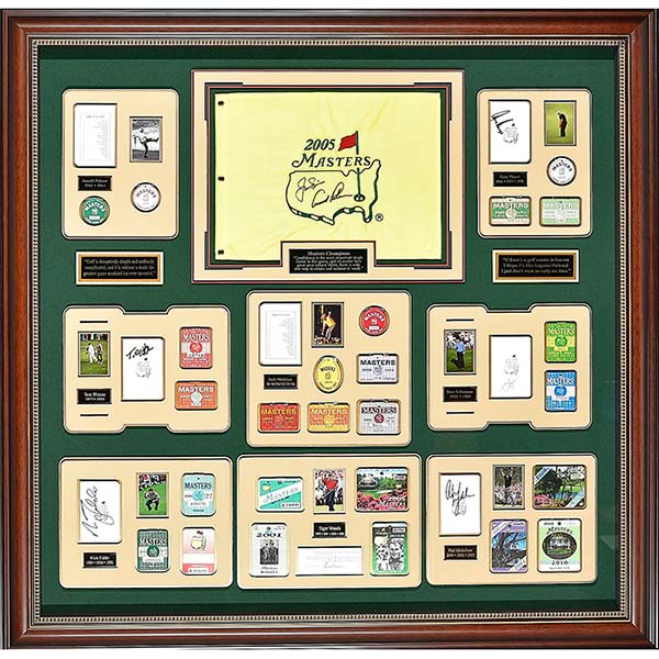 "Millionaire Gallery マスターズ　ゴルフ チャンプ スパイクions w/Authentic Autographs & Badges"