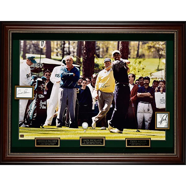 "Millionaire Gallery Arnold Palmer/Jack Nicklaus/Tiger Woods - Signed"
