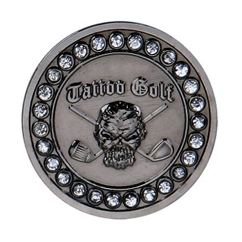 TattooGolfhTattoo Golf The Bling Black Nickle Ball Markers (#A002-BG)h1049