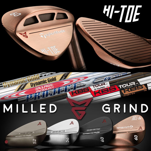TaylormadehTaylorMade Milled Grind Hi-Toe Custome Wedge (JX^EFbW)h17849