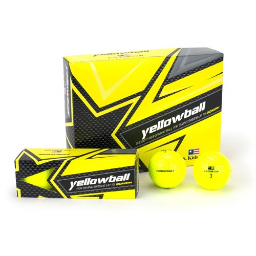 USKidsGolfhUSKids Yellowball Dozen Golf Ballh2414