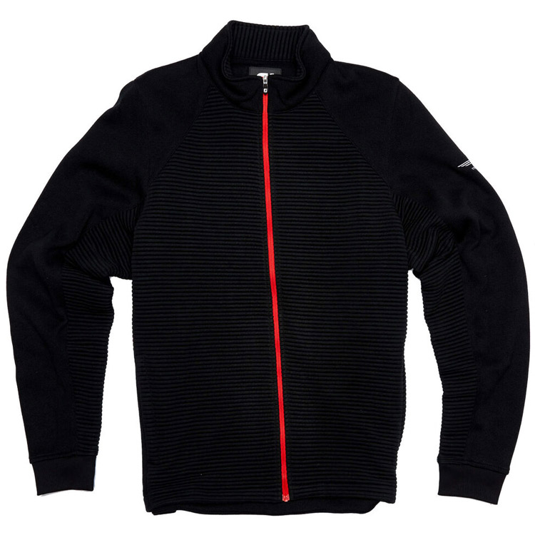 VokeyDesignhVokey Design FJ Ribbed Sweater Fleece Jacketh20475