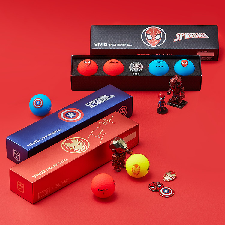 Volvik Marvel 4 Ball Gift Set Fairway Golf Online Golf